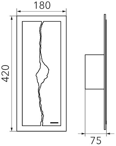 Grossmann Canyon Wall Light In Aluminium - ID 9545 - EX-DISPLAY