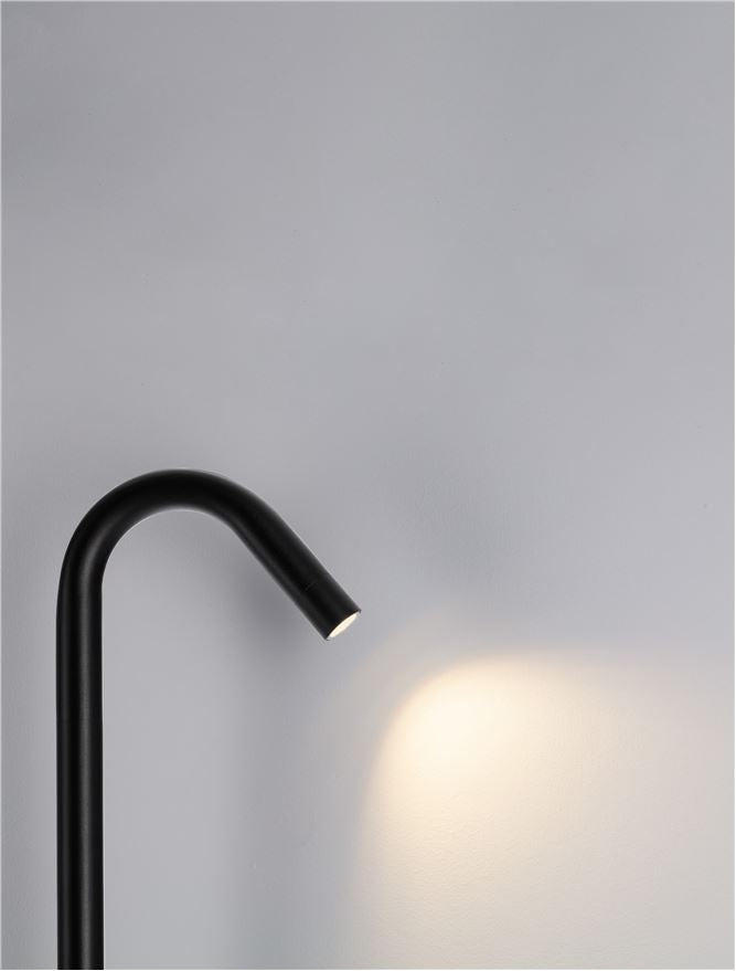 GLE Outdoor Contemporary Curved Pipe Light 60cm - ID 13131