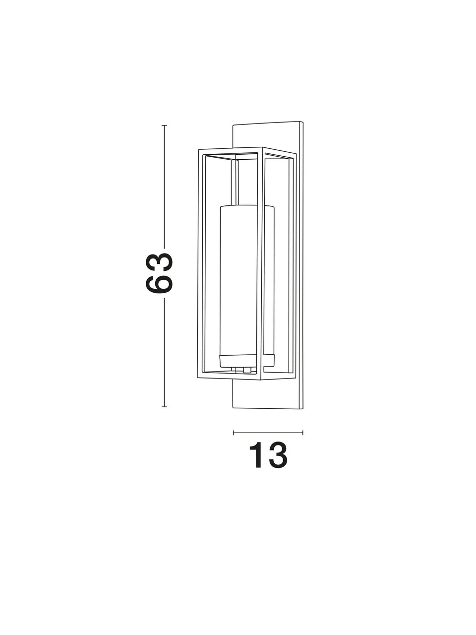 ULI Gold & Opal Glass Wall Light - ID 14820