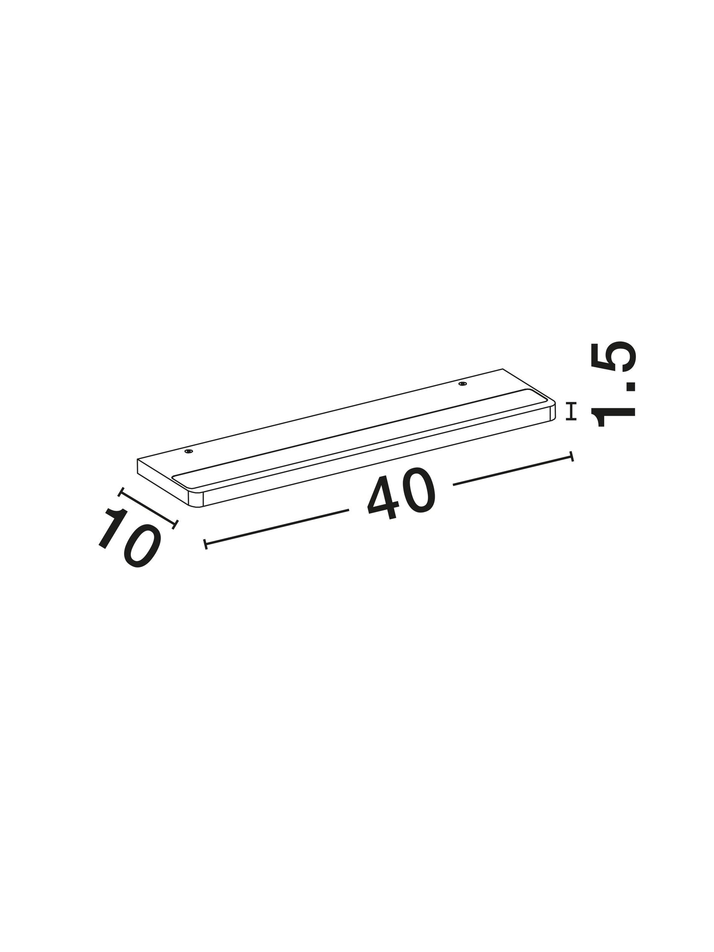ALO Sandy White Sleek Decorative Wall Light - ID 14821