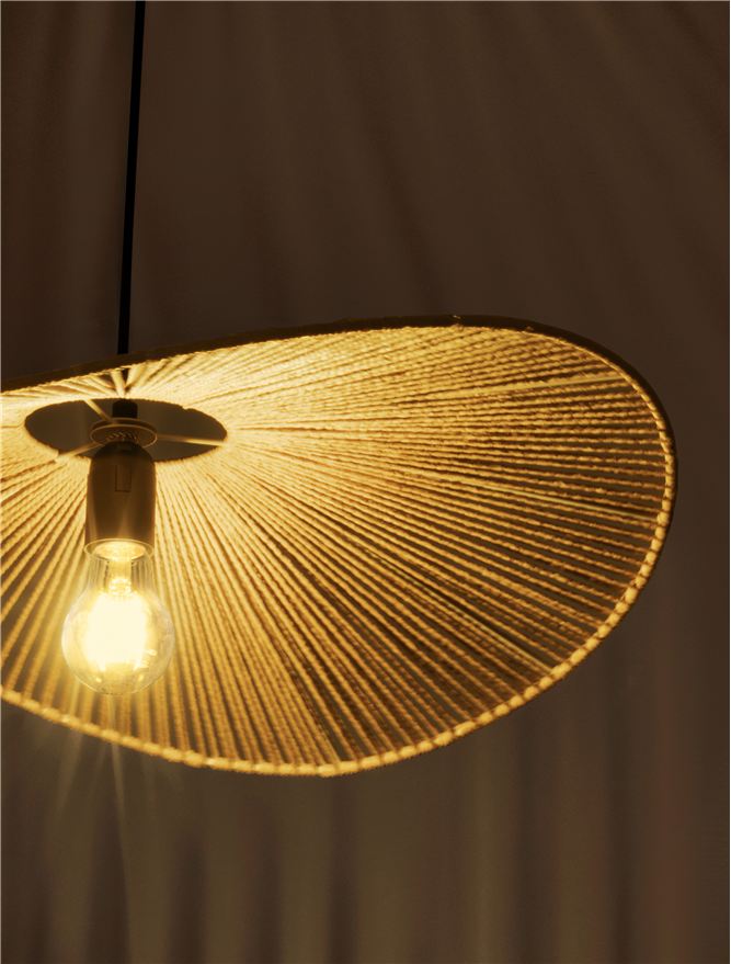 SIA Natural Parer Rope Pendant - ID 13769