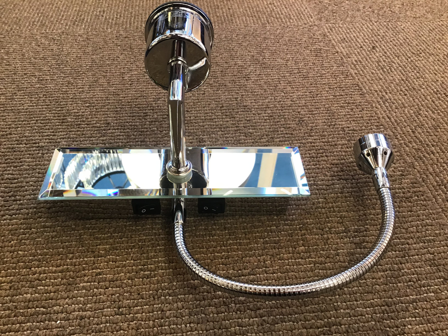 där AMALFI Polished Chrome Wall Light - ID 839 - EX-DISPLAY