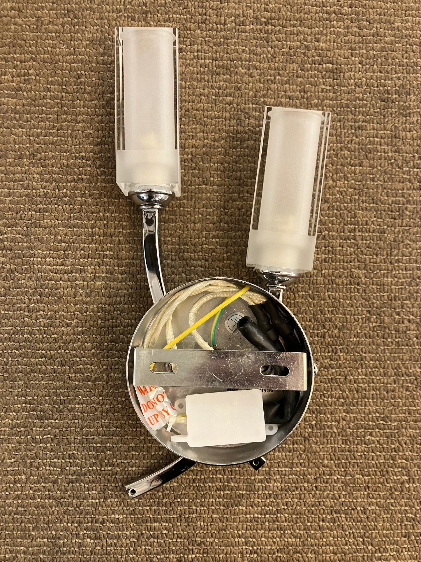 där Morgan Double Wall Bracket Polished Chrome - EX-DISPLAY