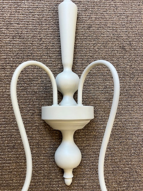 David Hunt Therese Double Wall Light in Pebble Painted finish - ID 6234 - EX-DISPLAY