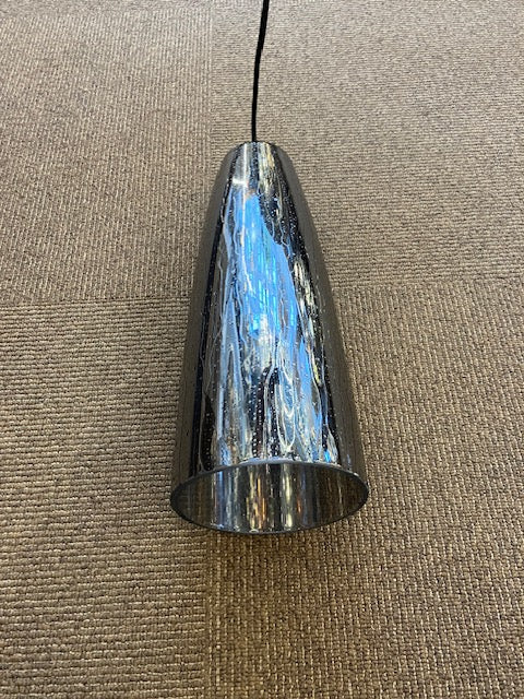 Rain Effect Smoked Glass Pendant - ID 7653 - EX-DISPLAY