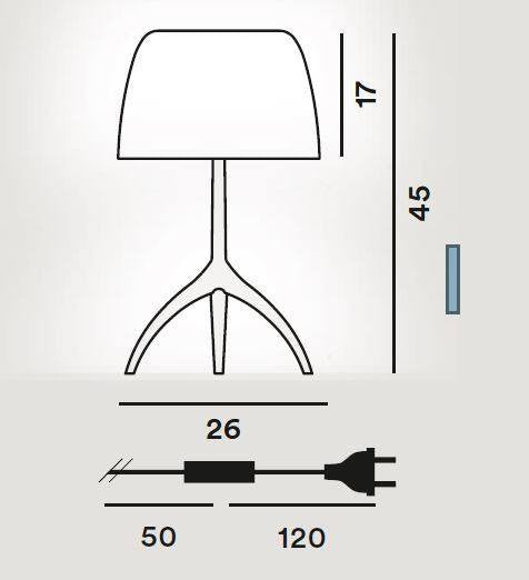Foscarini Lumiere 30th Anniversary Table Lamp - Large (Grande) Dimmable