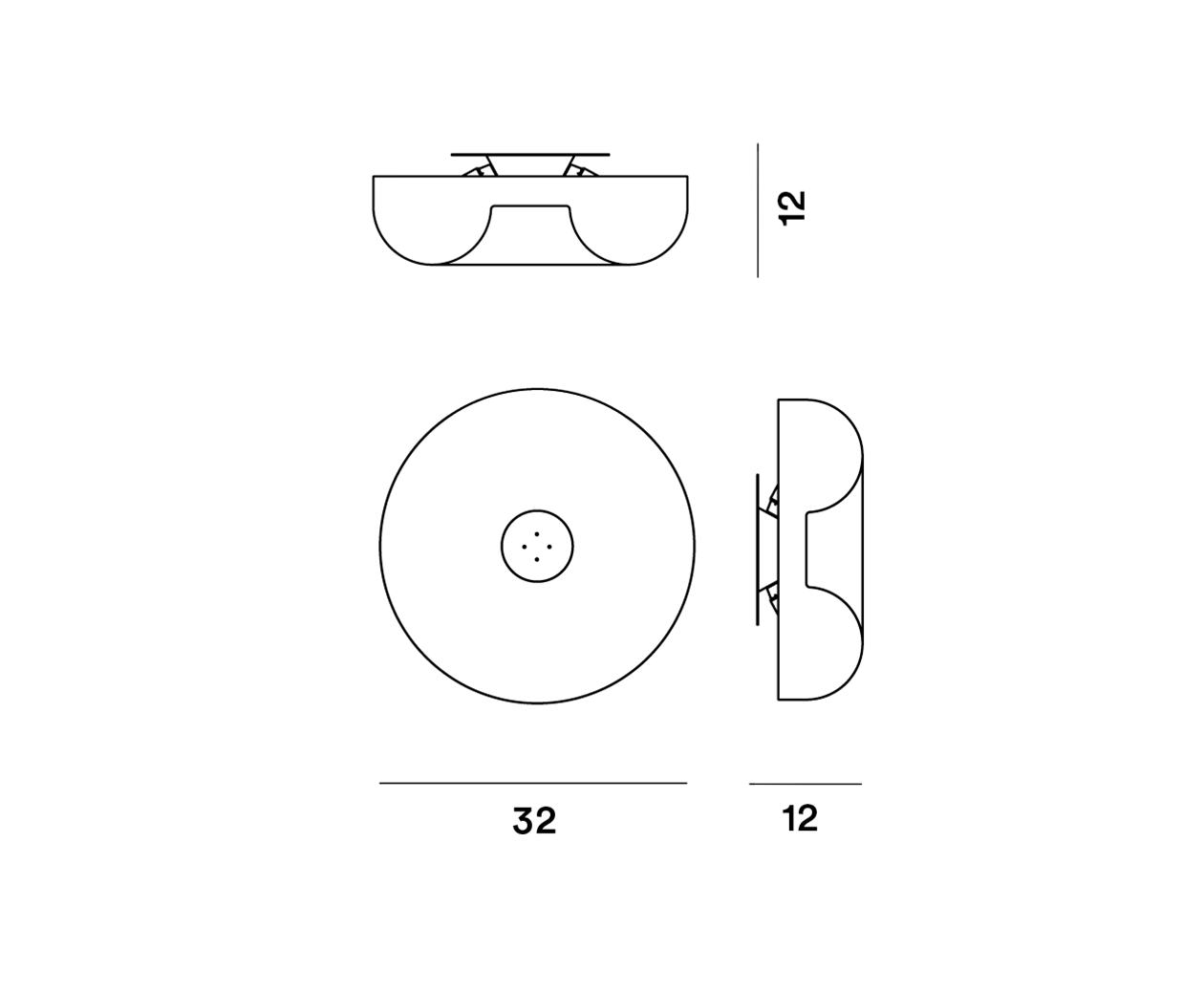 Foscarini Circus Ceiling/Wall Light Small (Piccola)