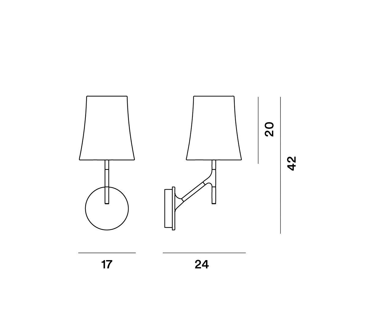 Foscarini Birdie Wall Light White