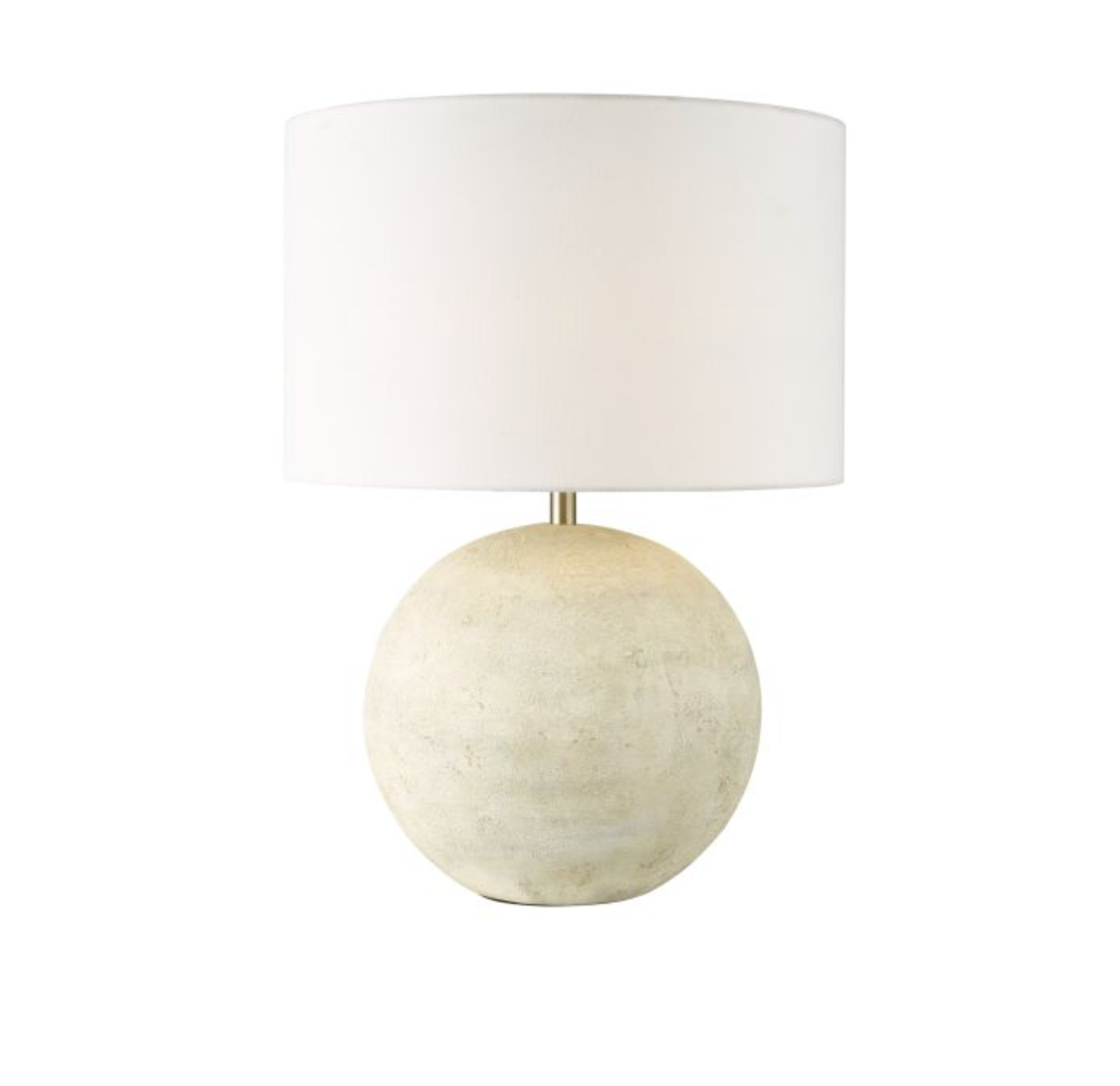 Round Stone Table Lamp - ID 14331