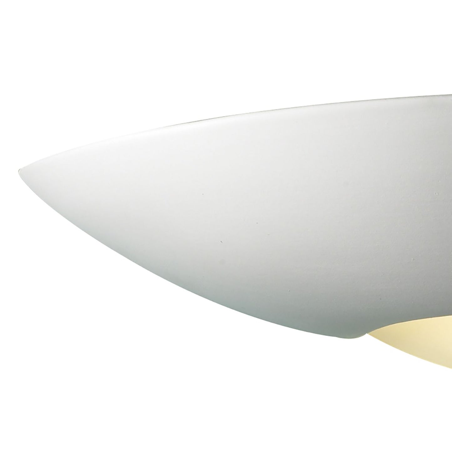 där SLICE Wall Light White Unglazed Ceramic Glass - ID 6203 - CLEARANCE