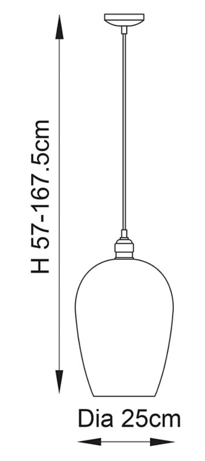 Hammered glass & bright nickel large pendant - ID 12993