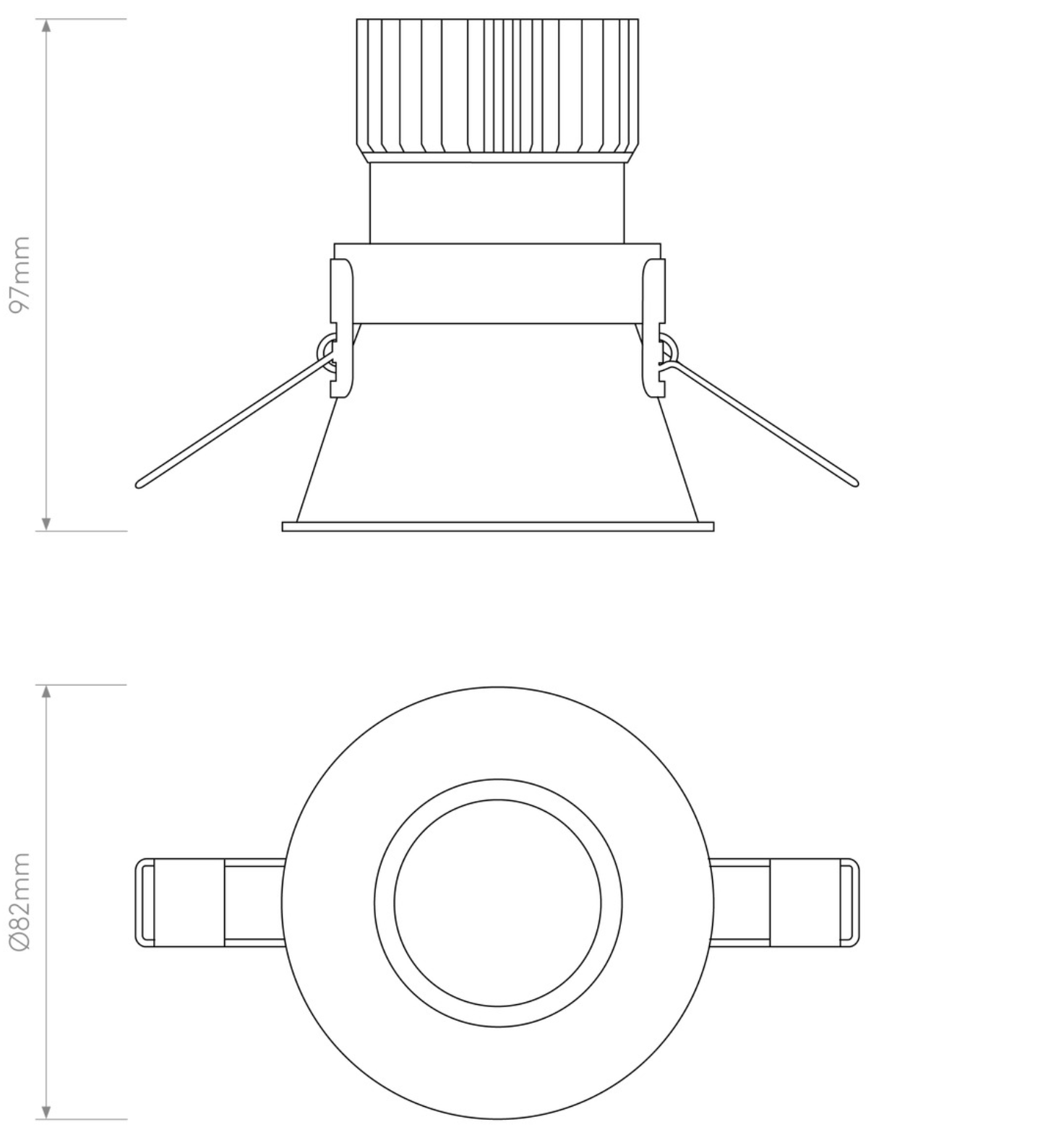 Astro MINIMA 5701 LED White Downlight - CLEARANCE