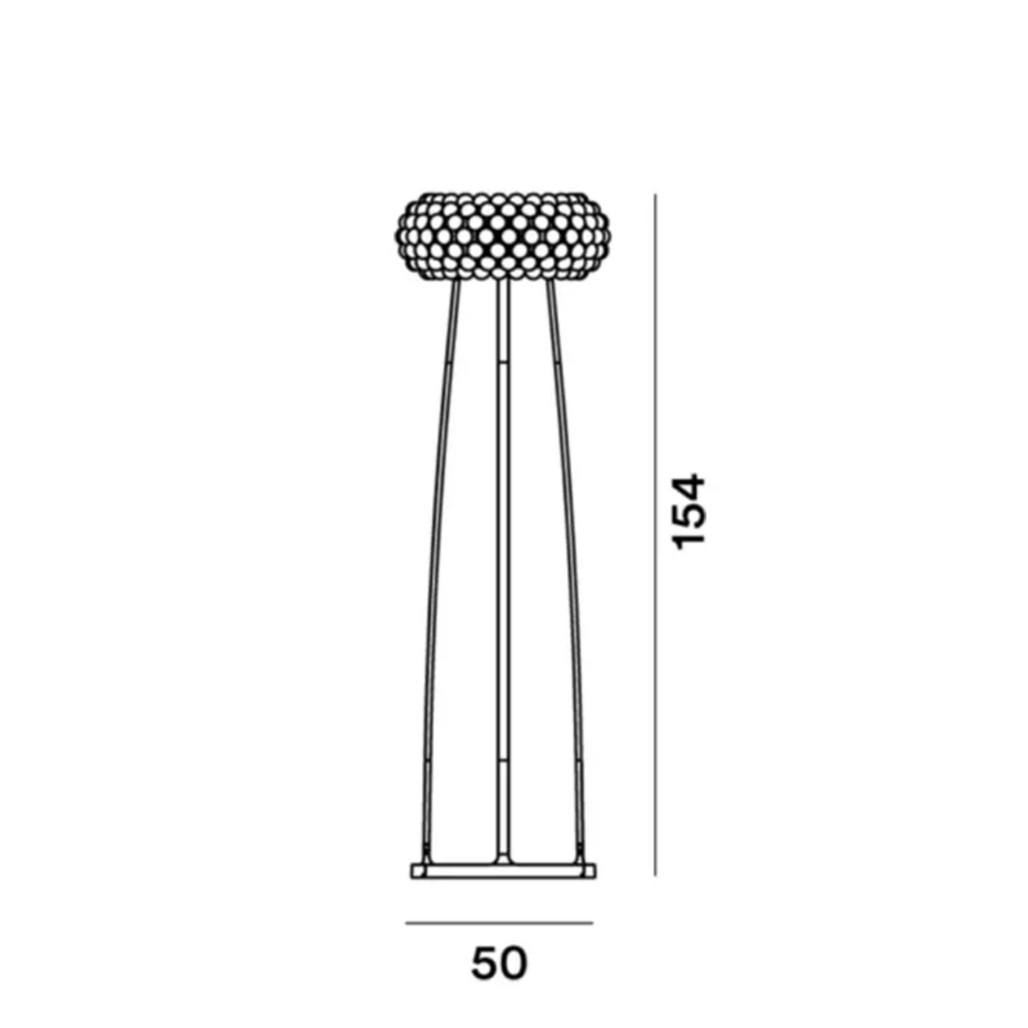 Foscarini Caboche Plus Floor Lamp - Medium (Media) Dimmable