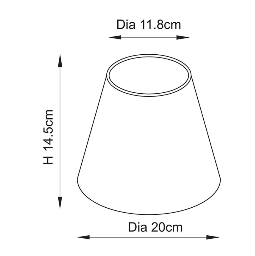 Brushed Aged Brass Wall Light with Tapered Shade - ID 13678