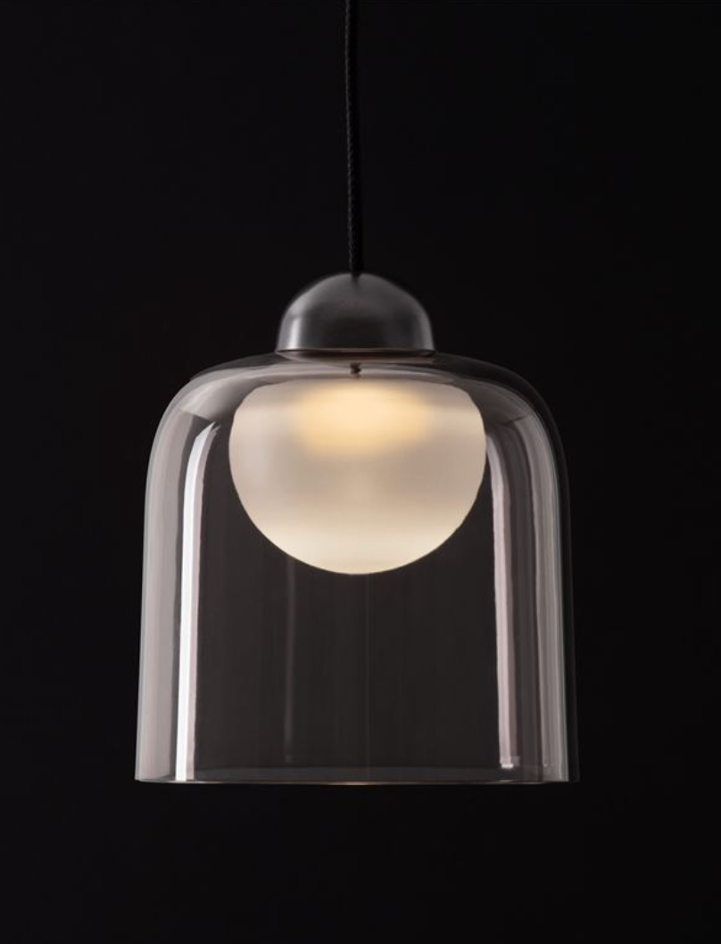Dioni Smoked & Black Metal Single Pendant - ID 13811