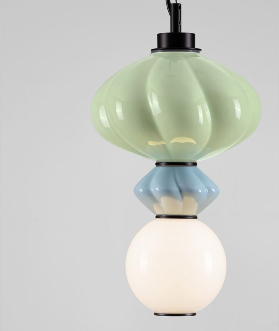 NL Boneta Coloured Glass Pendant - ID 13818