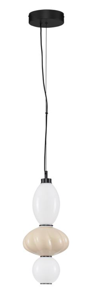 NL Boneta Coloured Glass Tall Pendant - ID 13819
