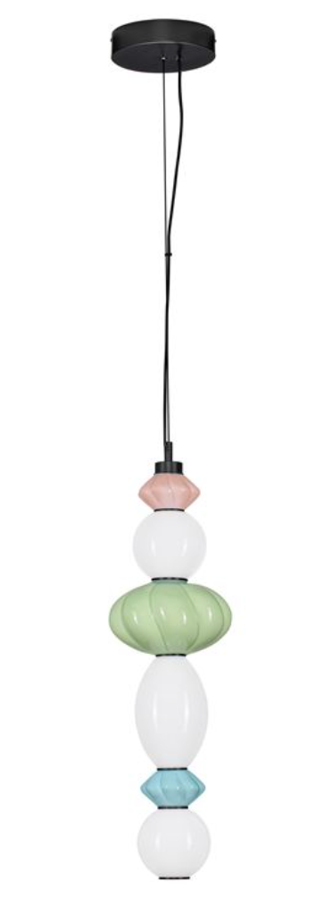 NL Boneta Extra Tall Coloured Glass Pendant - ID 13820
