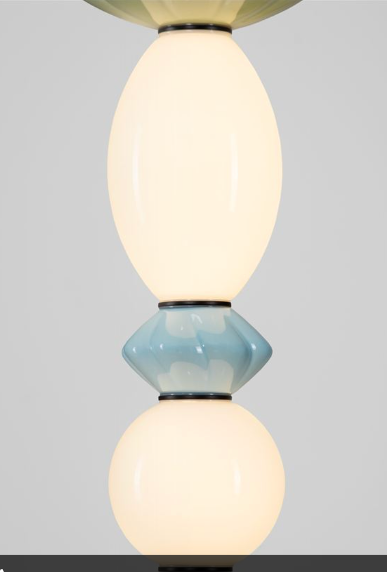 NL Boneta Extra Tall Coloured Glass Pendant - ID 13820
