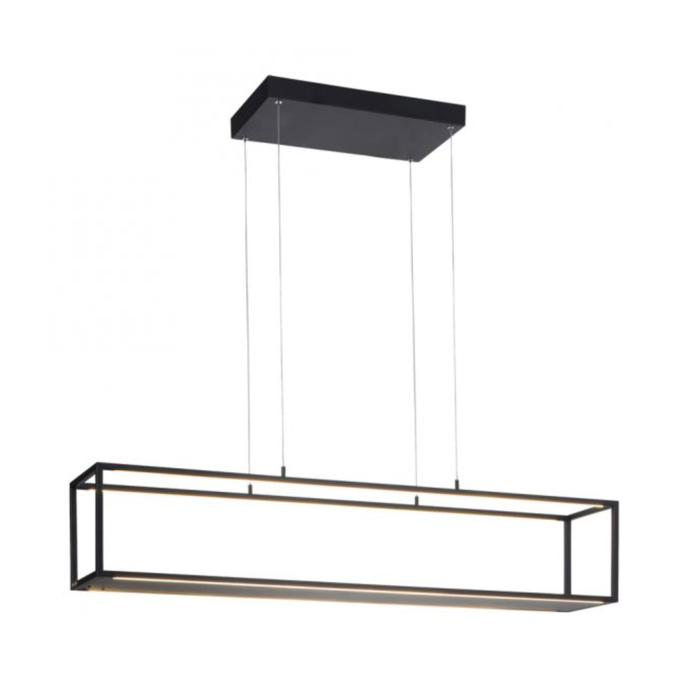 LED Rectangular Black Box Pendant / Shelf - ID 13937