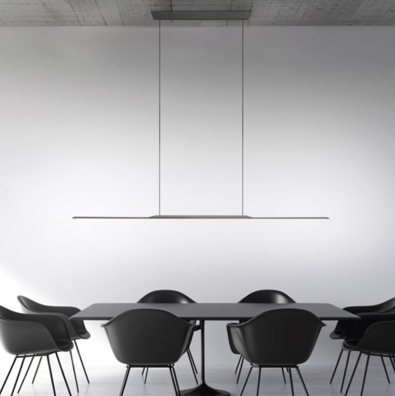 SureFlat 160 Height Adjustable Pendant Light Grey - ID 13944