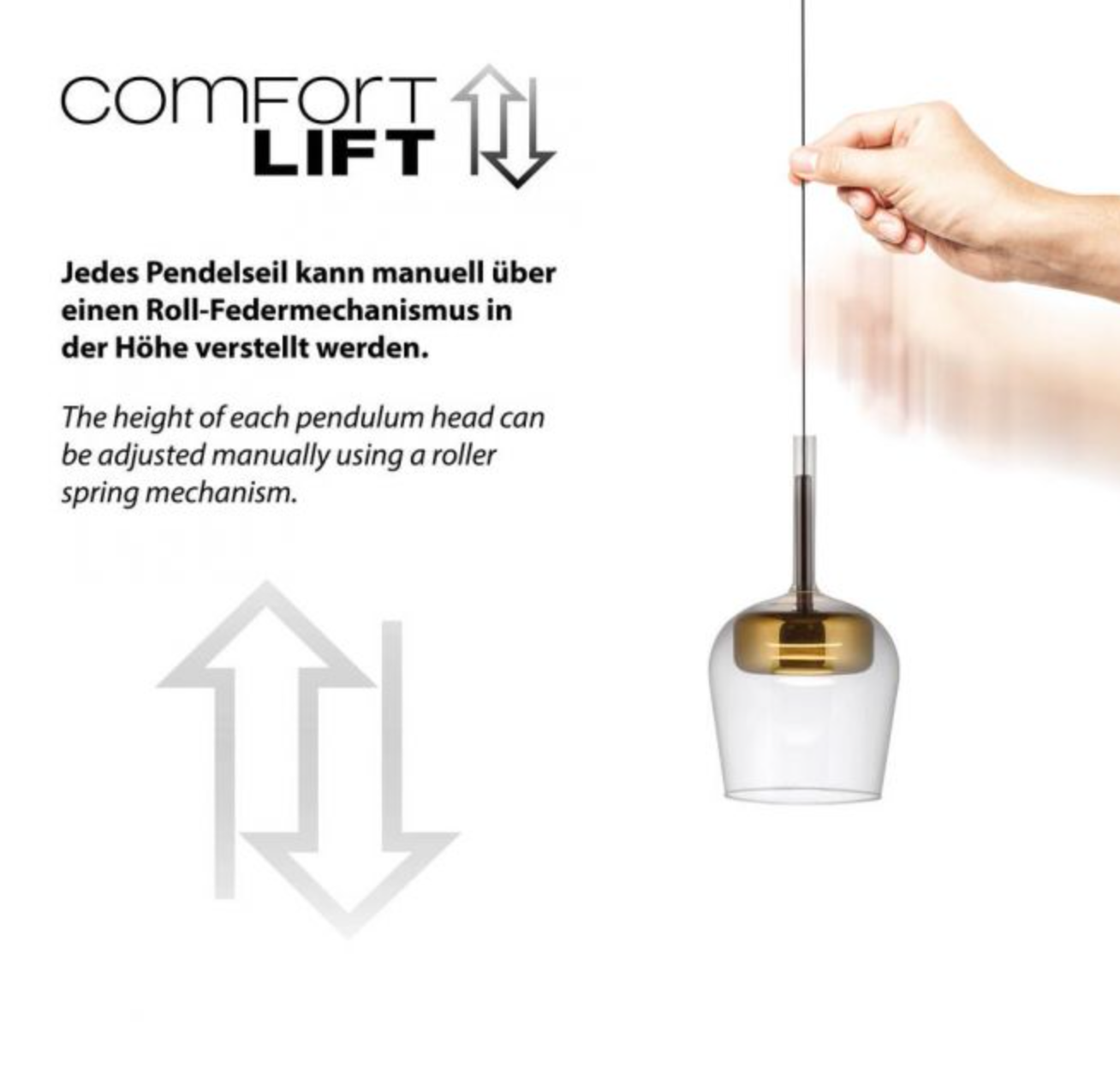 PNL Remote Control Single Pendant Gold - ID 13917