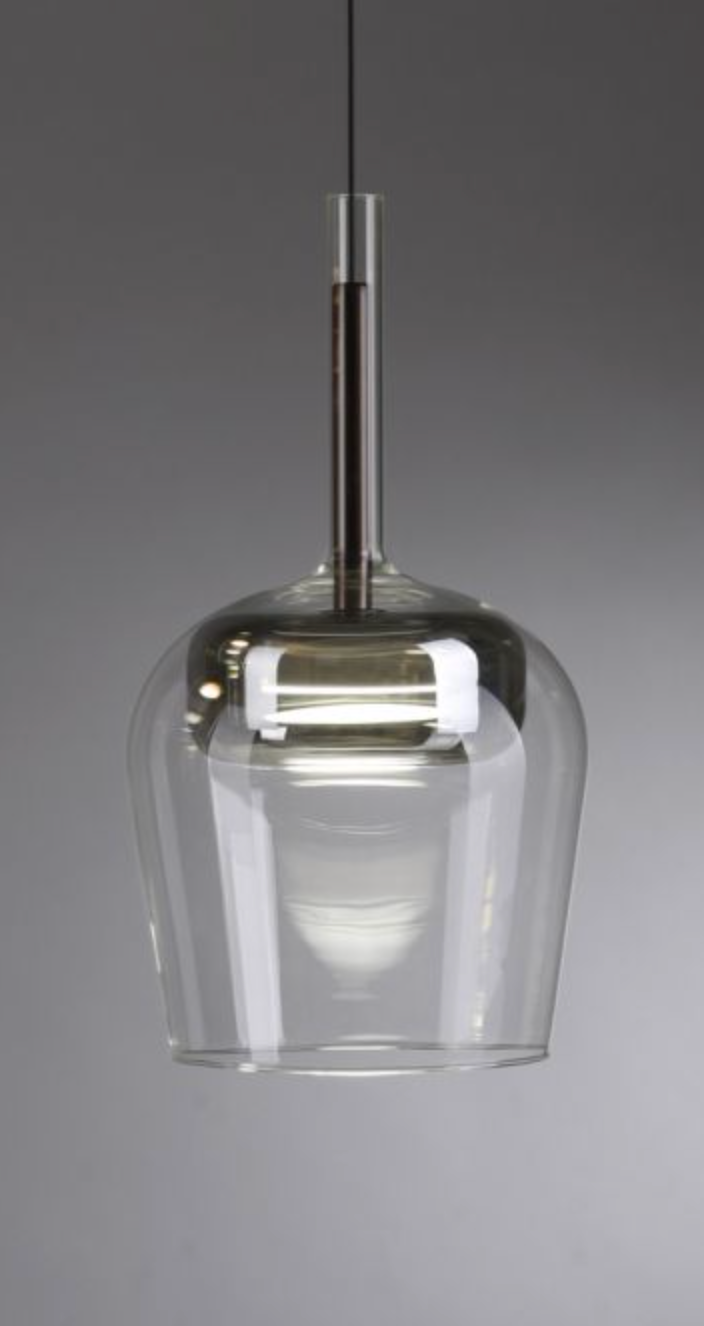 PNL Remote Controlled Raise & Lower Single Pendant Silver - ID 13919