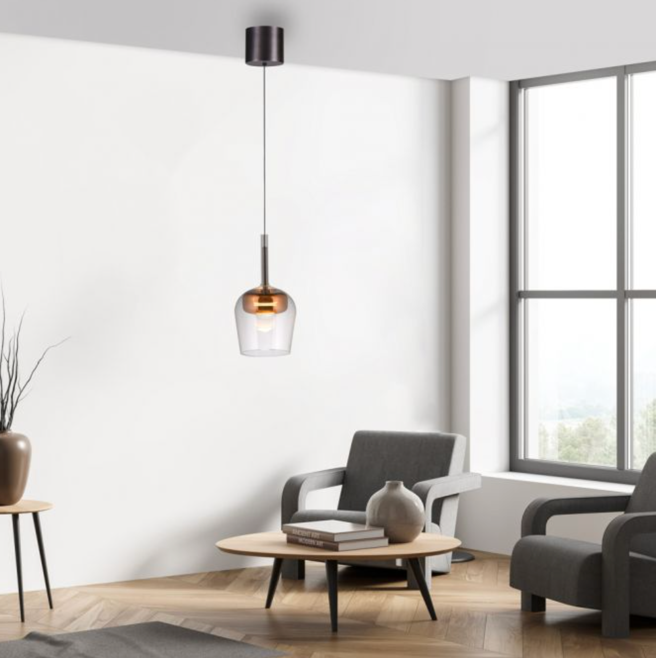 PNL Remote Control Single Pendant Copper - ID 13918