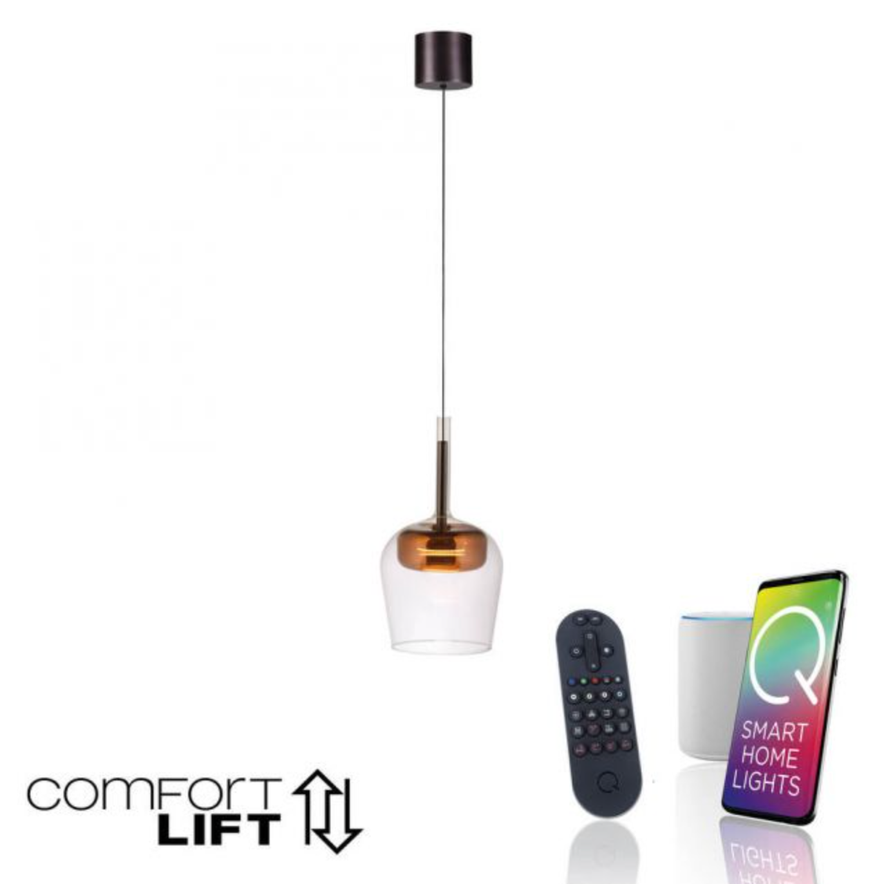 PNL Remote Control Single Pendant Copper - ID 13918