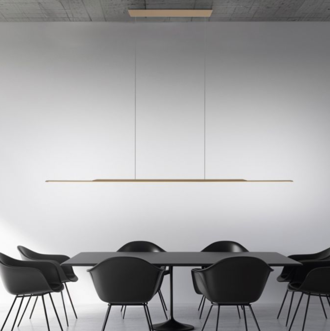 SureFlat 125 Height Adjustable Pendant Light Satin Bronze - ID 13943
