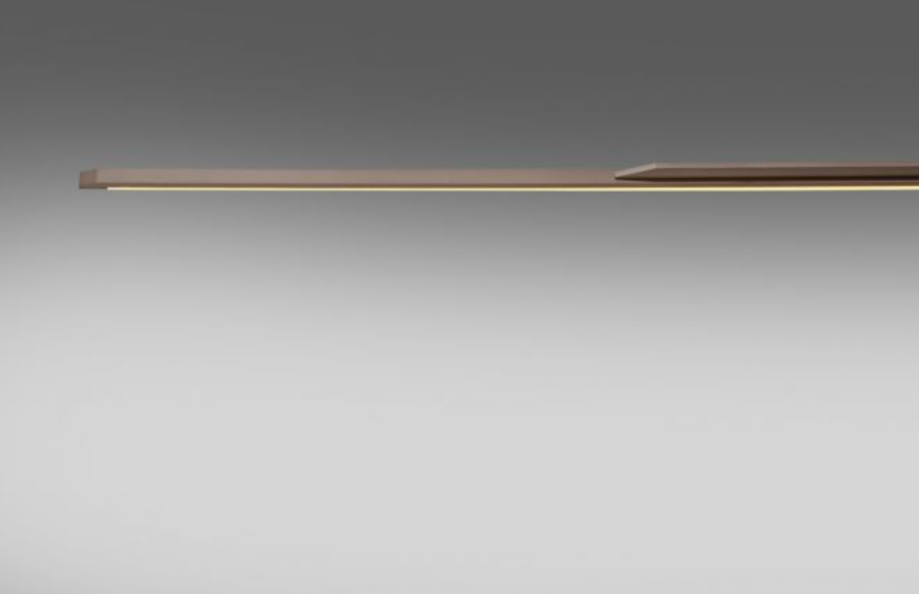 SureFlat 125 Height Adjustable Pendant Light Satin Bronze - ID 13943