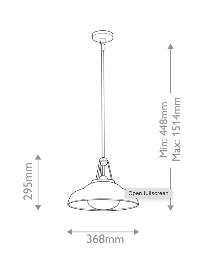 Industrial 1 lt Pendant - Urban Bronze - ID 14003