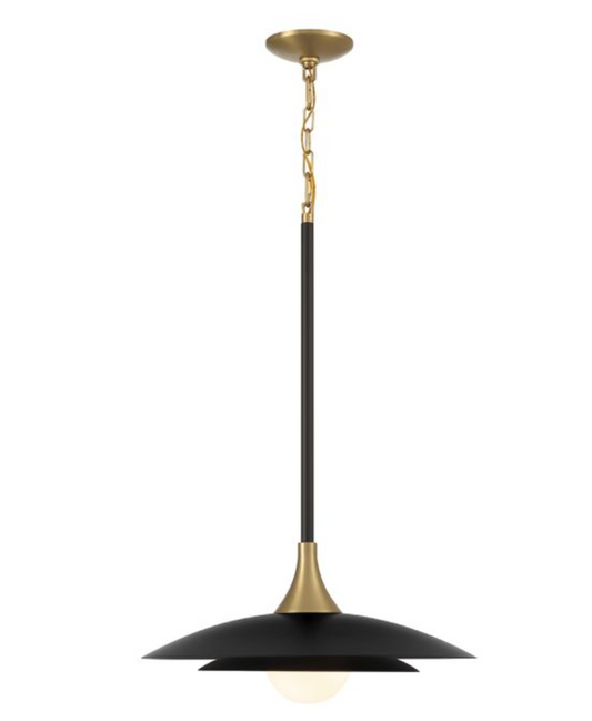 Classic Pendant Light, Matte Black - ID 14007