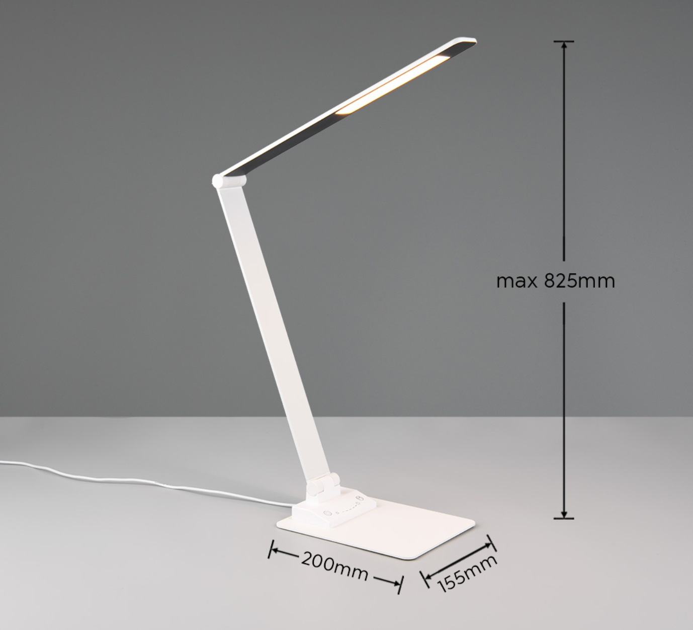 SAV Adjustable White Desk Lamp - ID 14951