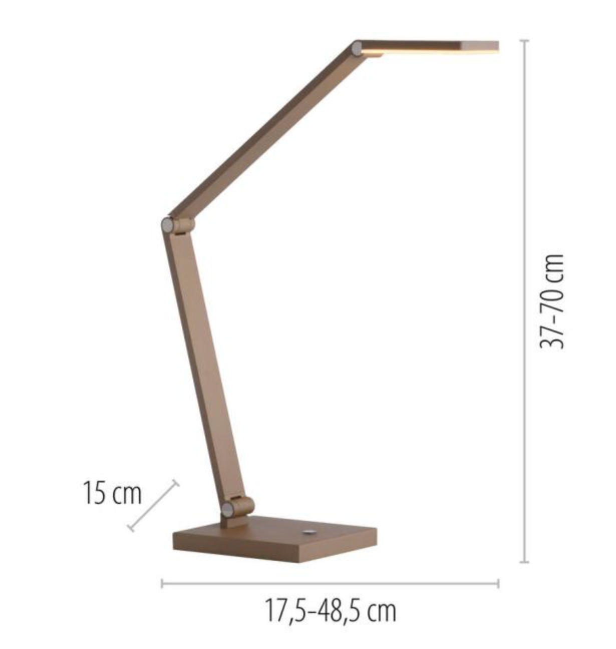 YAMS Adjustable Bronze 8W LED Desk Lamp - ID 14970
