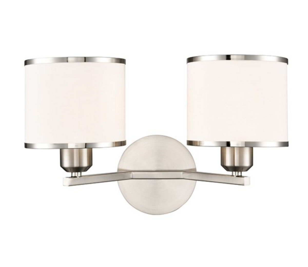 RIU Satin Nickel Twin Wall Light - ID 15036