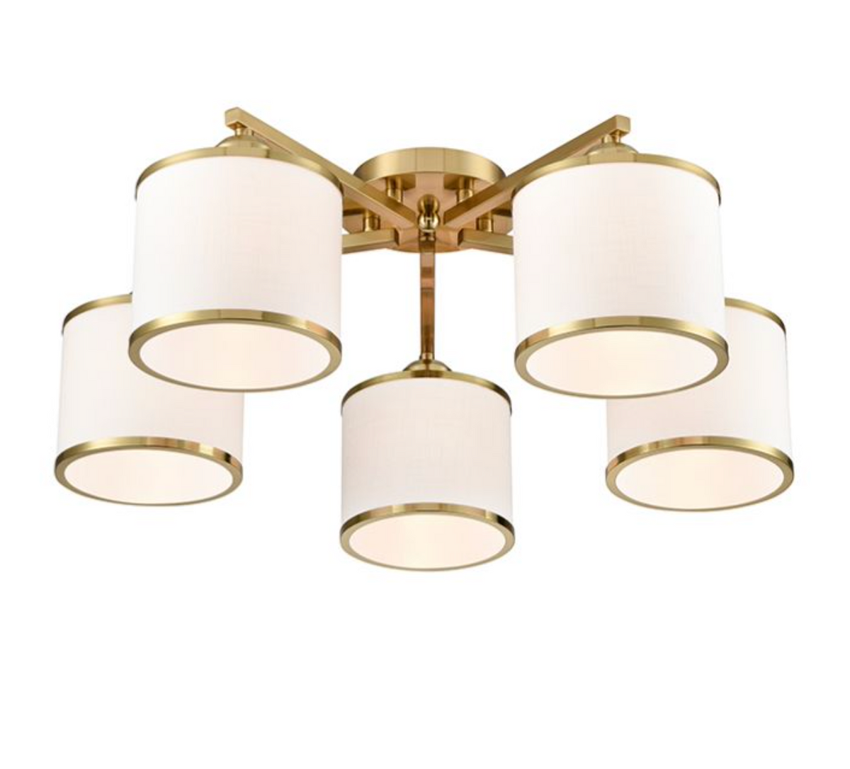 RIU Aged Brass 5lt Ceiling Light - ID 15042