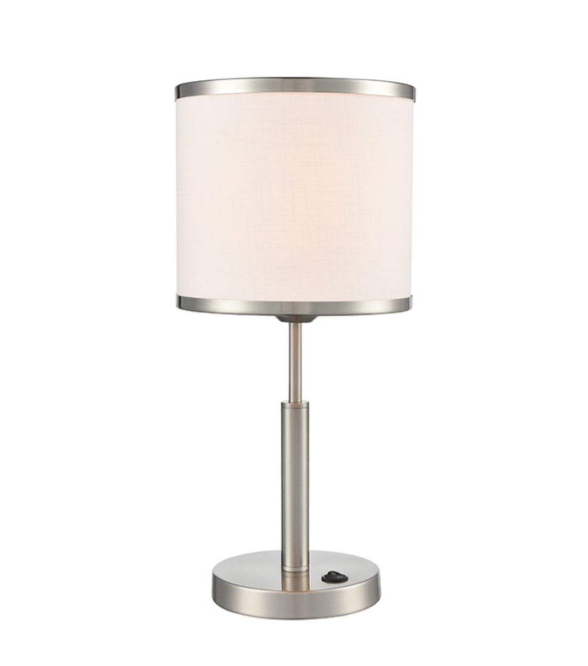 LARI Satin Nickel Table Lamp - ID 15052