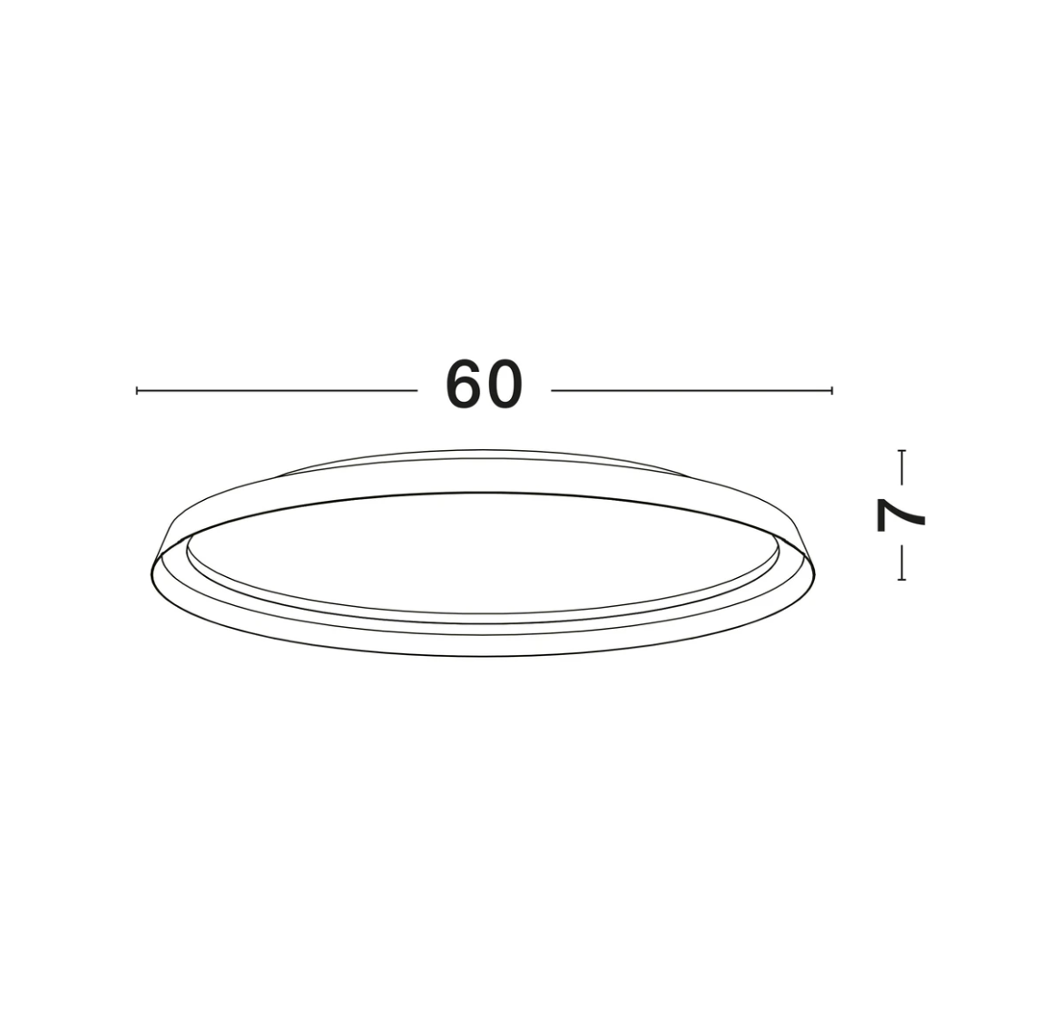 NL Ormie Champagne Brown Round Semi Flush Ceiling Light 60cm - ID 15175