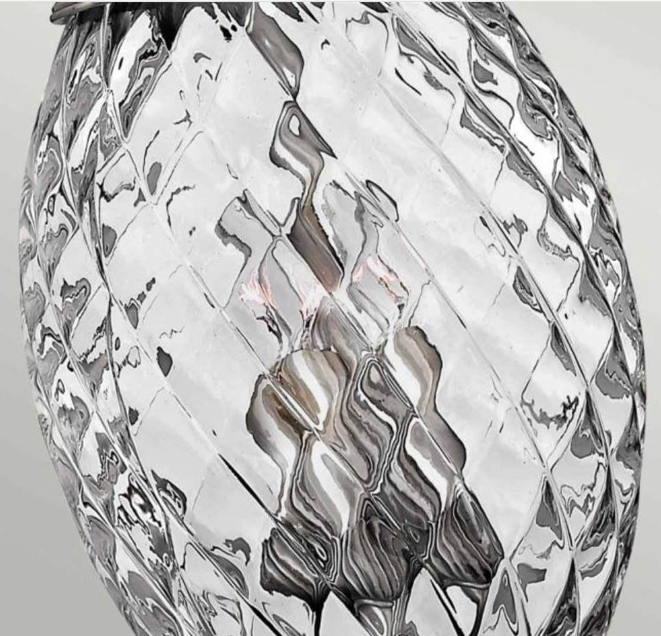 Botanical Antique Nickel 4 Lamp Pendant - ID 7165