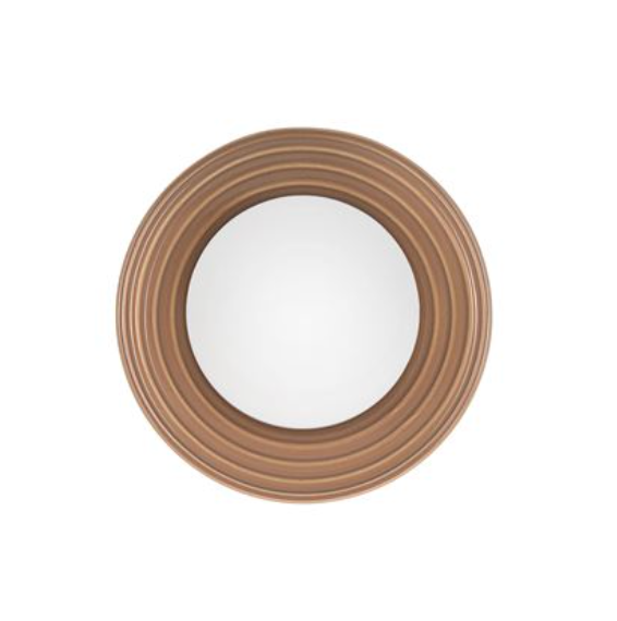 NL Orbi Small Bathroom Wall or Ceiling Light in Caramel with Opal Glass IP44 - ID 13760