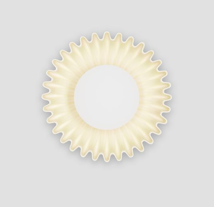 Petelle Cream Ceramic & Opal Glass Wall Or Ceiling Light - ID 13772