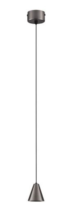 NL Irmo Dark Matt Nickel Small Conical Pendant - ID 13802