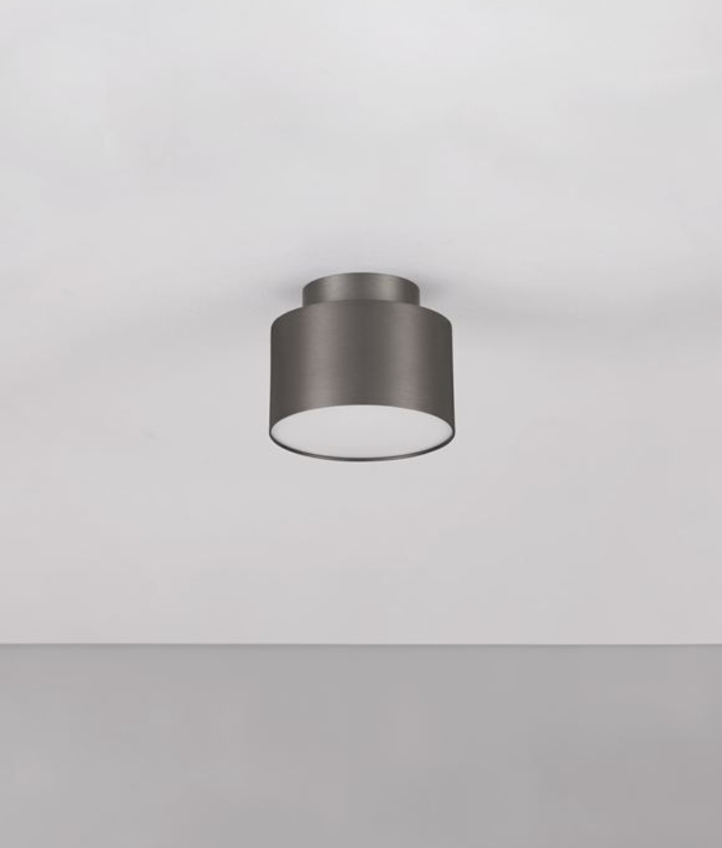 NL Ozeen (11cm) Semi Flush Ceiling Light Black Nickel ID 13873
