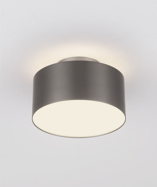 NL Ozeen (14cm) Semi Flush Ceiling Light Black Nickel ID 13875