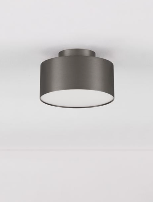 NL Ozeen Semi Flush Ceiling Light Black Nickel ID 13875