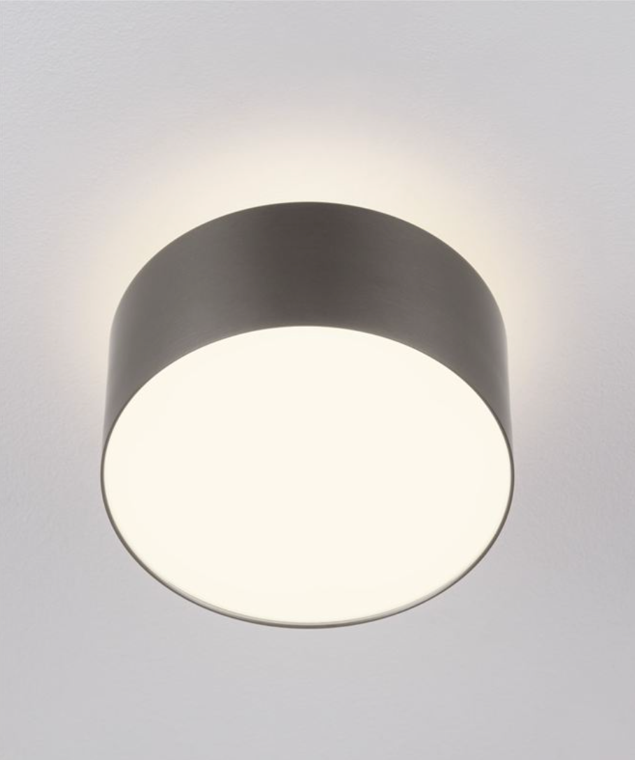 NL Ozeen Semi Flush Ceiling Light Black Nickel ID 13875