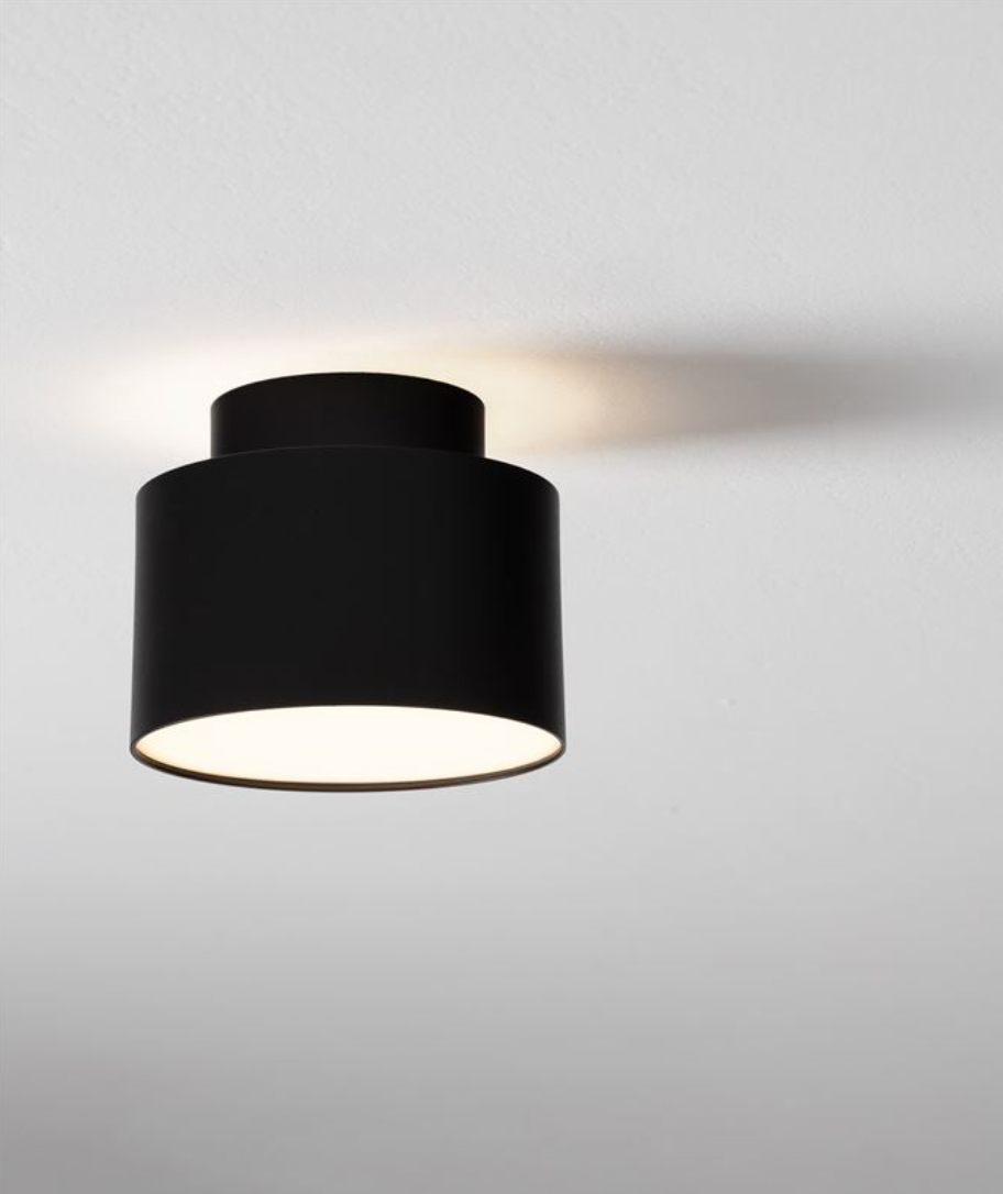 NL Ozeen (11cm) Semi Flush Ceiling Light Sandy Black ID 13877