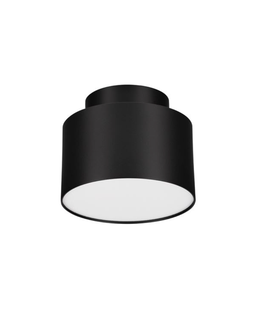 NL Ozeen (11cm) Semi Flush Ceiling Light Sandy Black ID 13877