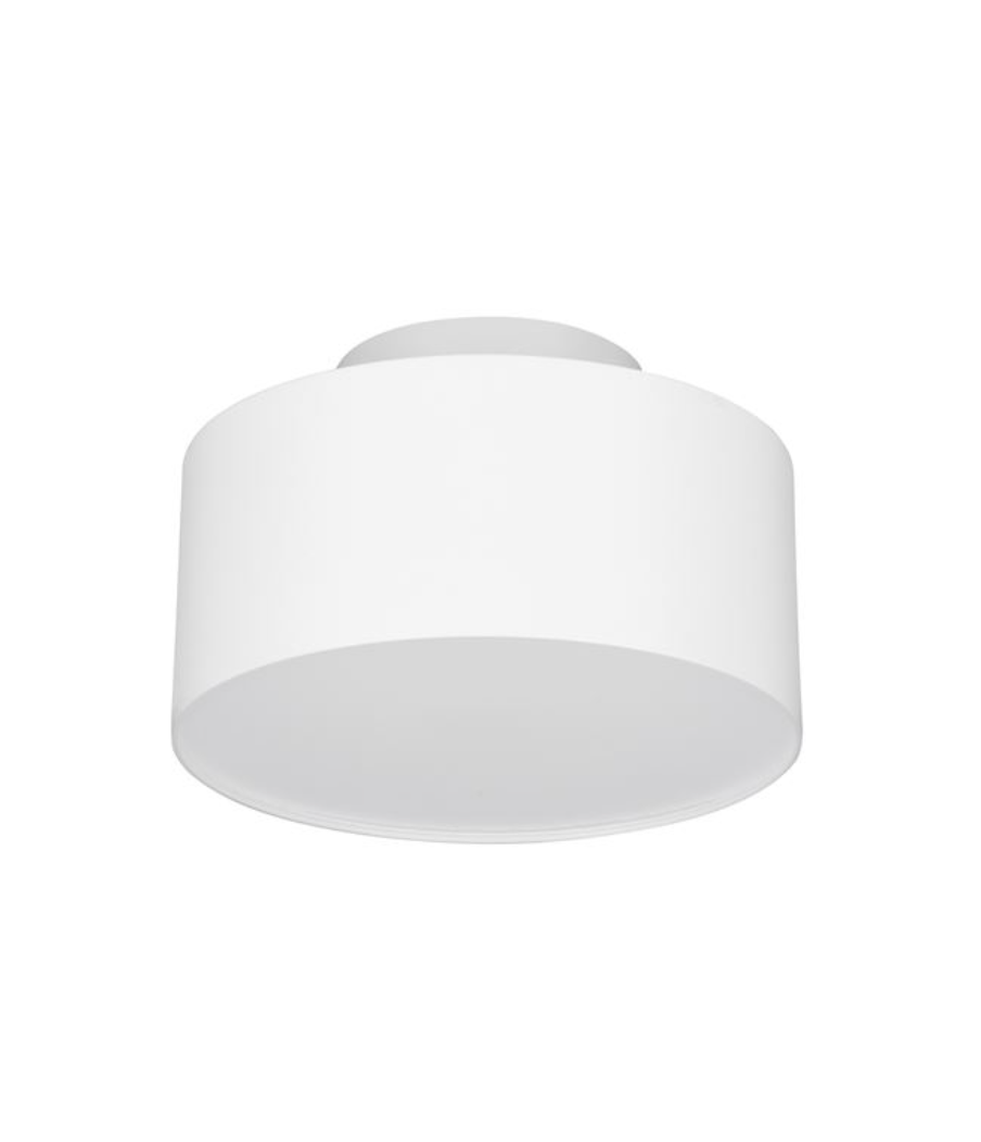 NL Ozeen (14cm) Semi Flush Ceiling Light Sandy White ID 13878